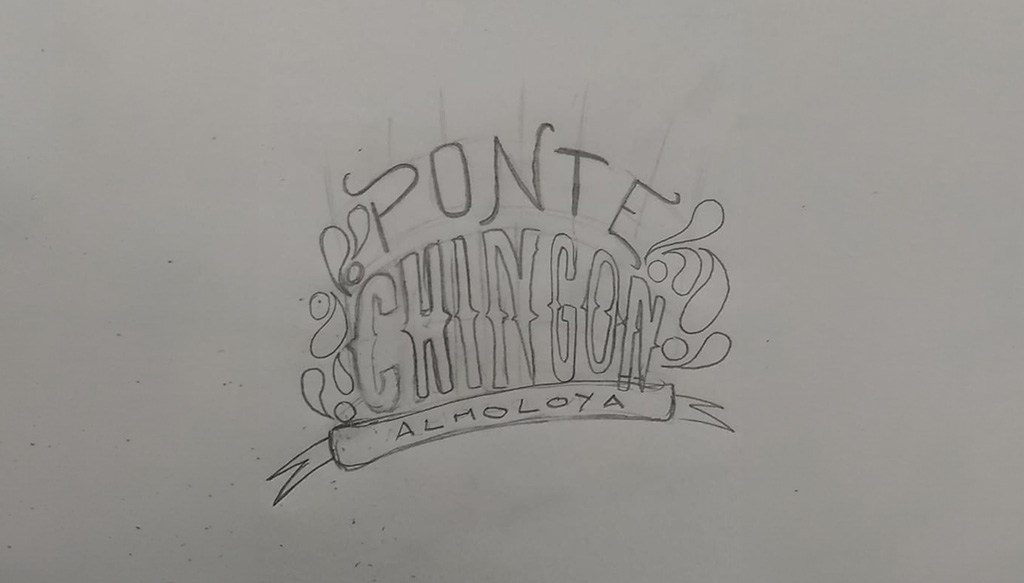 Typography Design - Ponte Chingon